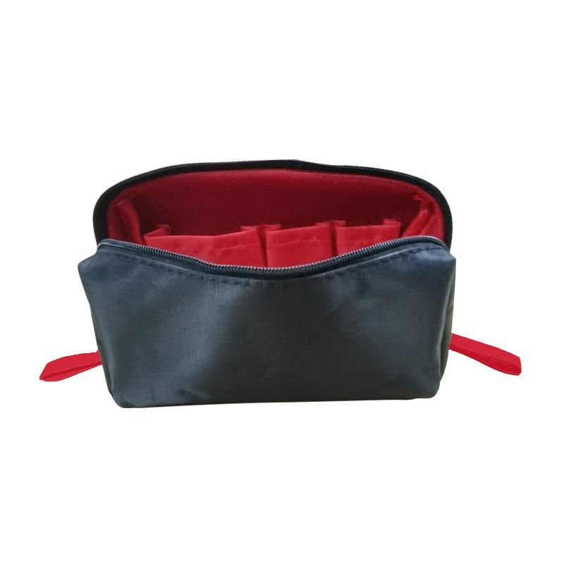 Small Solid Color Portable - Travel Cosmetic Pouch,Storage Organizer for Daily Use for Women Suitable for Travel
