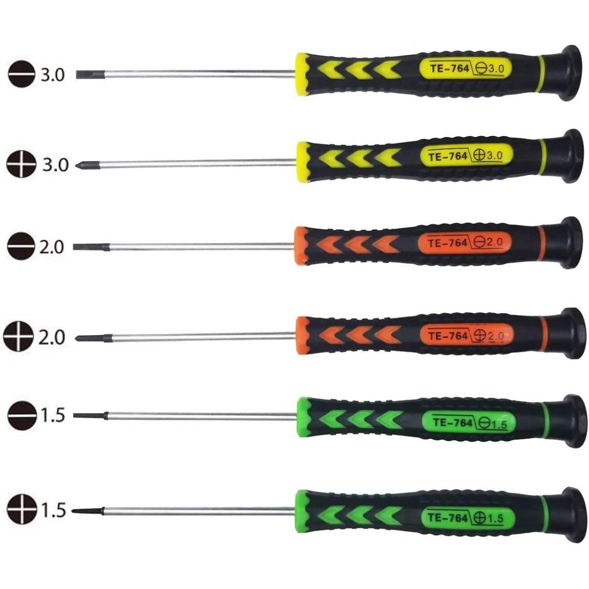 Cacciavite Magnetico A Doppia Estremità - Punta A Croce, Portatile Per Riparazioni - Foto 13