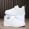 Boys & Girls Lightweight Casual Sneakers for School, Play, Running – Comfortable Everyday Kids Footwear, White, Size 28