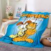 1pc Garfields Urgent Meal flannel Blanket for Super Soft Cute Comfort Blanket for Travel Bedding Couch Sofa Blanket Y72314