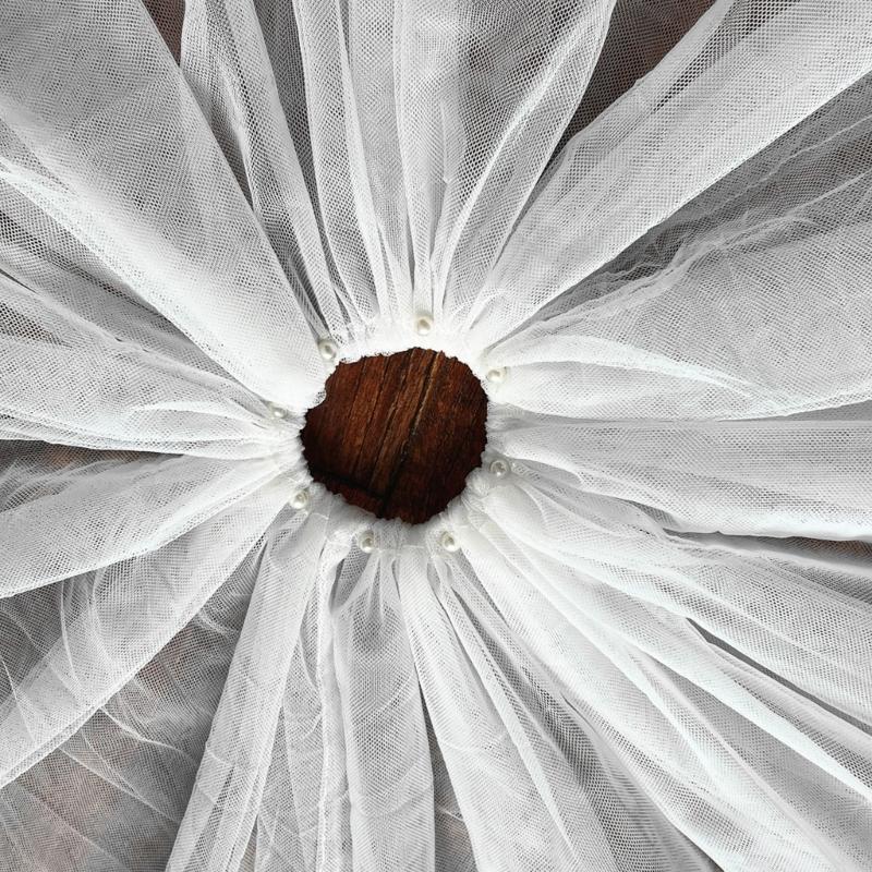 Elegant Net Bridal Gloves Soft Cotton Lined Arm Sleeves for Wedding Bride Simple White Tulle Accessories