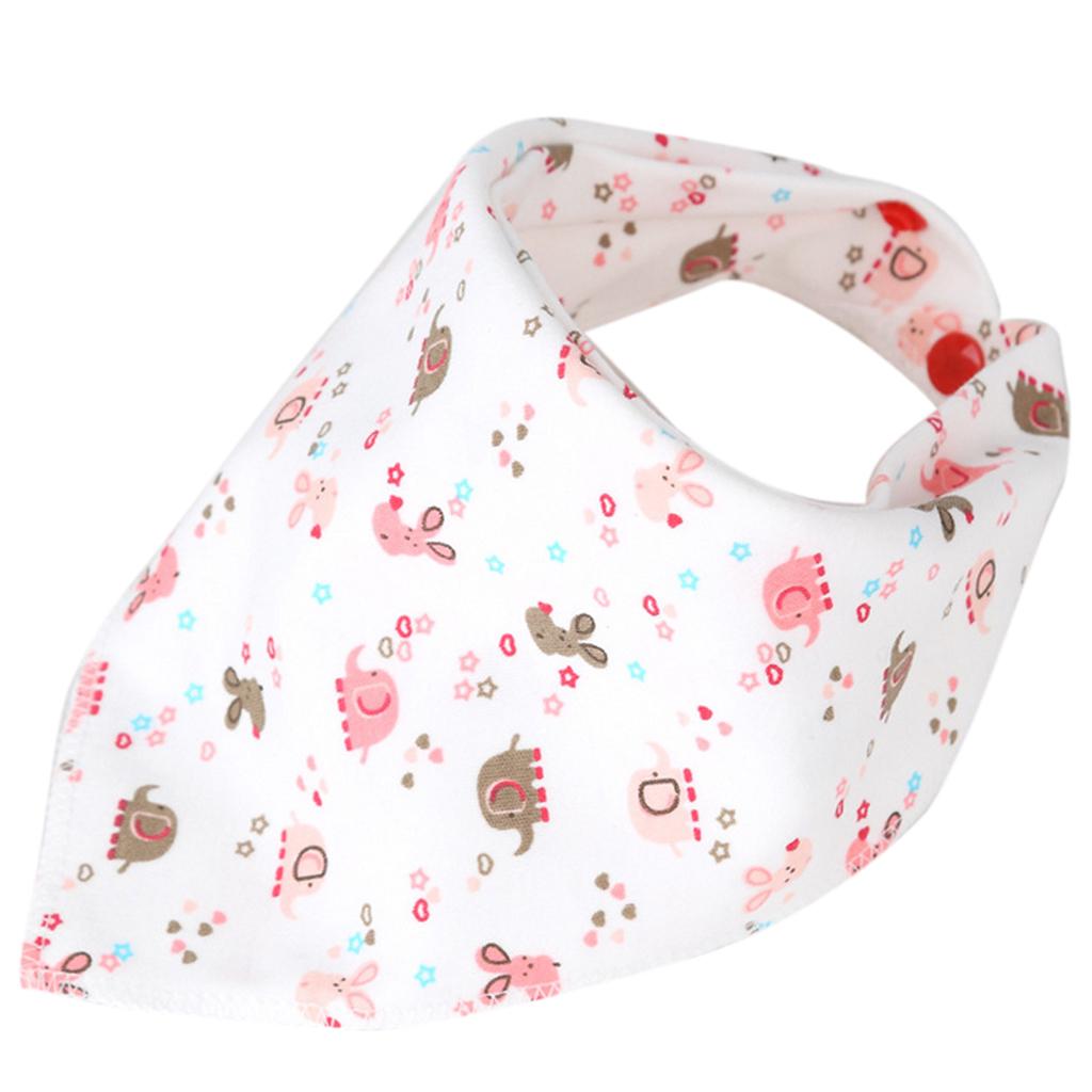 3PCS Infant Baby Kids Saliva Towel Dribble Bandana Apron Bibs Scarf Feeding