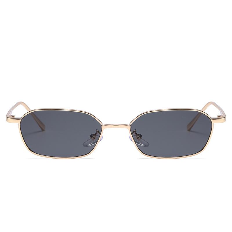 Trendy Small Square Sunglasses Woman Brand Designer Fashion Luxury Women's Sunglasses Vintage Steampunk Metal Frame Eyewear