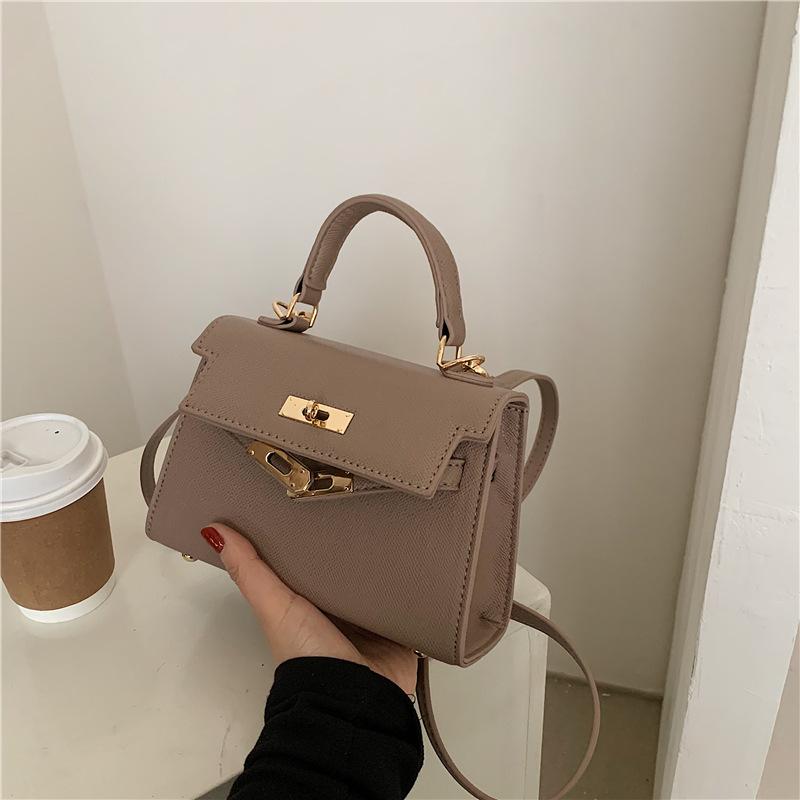 Bag Women's New Women's Fashion Shoulder Bag Solid Color Messenger Bag Casual Commuter Small Square Bag