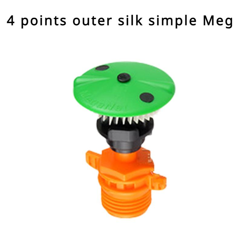 Garden Sprinkler 360° Rotation Watering System Adjustable Spray Nozzles For Garden Lawn Greenhouse Agriculture Plant Watering