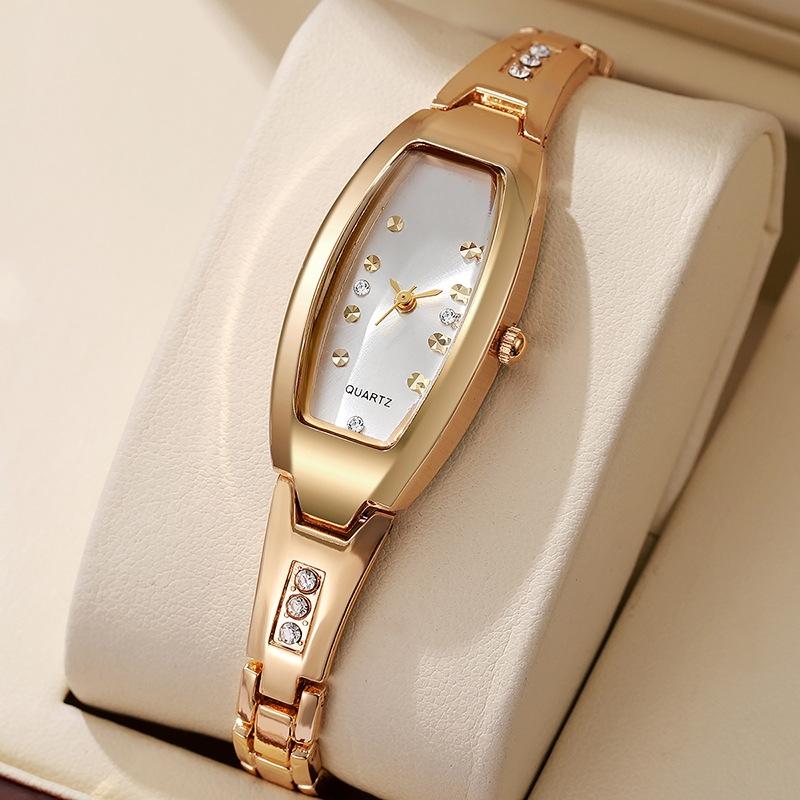 Women's Bracelet Quartz Watch Rhinestone Retro Wristwatch