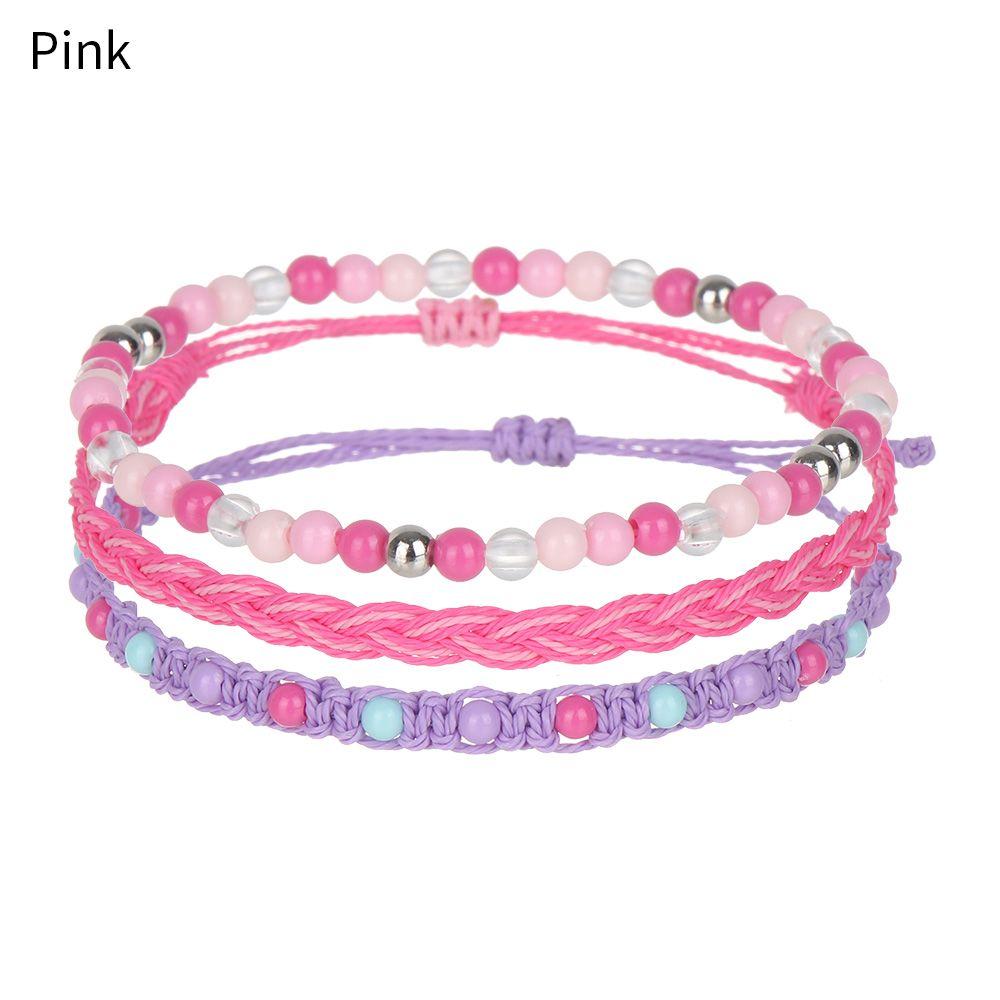 Handmade Charm Design Muti-layer Bracelets Hand Woven Bracelets Fashion Jewelry Beads Bracelet