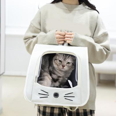 Cat Backpack Carrier Breathable Cat Carrier Space Bubble for Small Cats Dogs Foldable Pet Carrier Bag for Travel Hiking Walking Camping