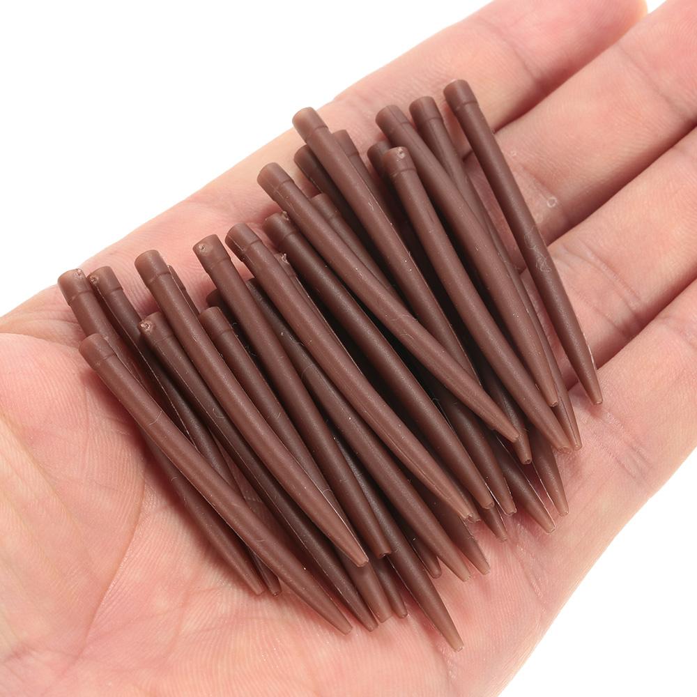 50pcs 54mm Anti Tangle Rubber Sleeves Connect with Fishing Hook Carp Coarse Fishing Accessories
