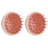 2pcs Cellulite Remover Shower Scrubber Silicone Multi Functional Exfoliation Body Scalp Shower Scrubber