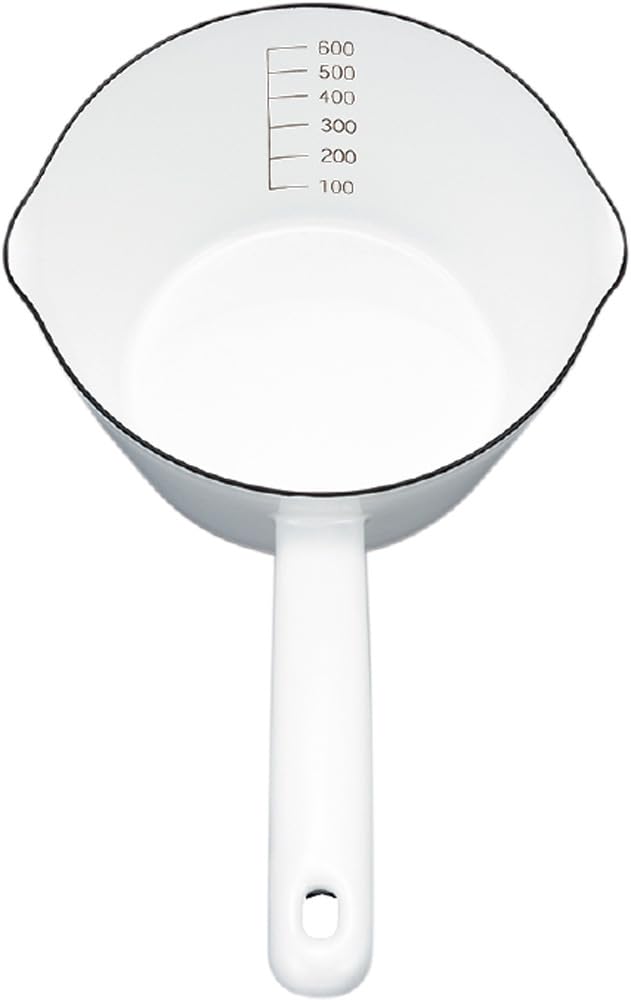 Fuji Enamel Milk Pan 14cm Cool Gray AMZ-14M.CG