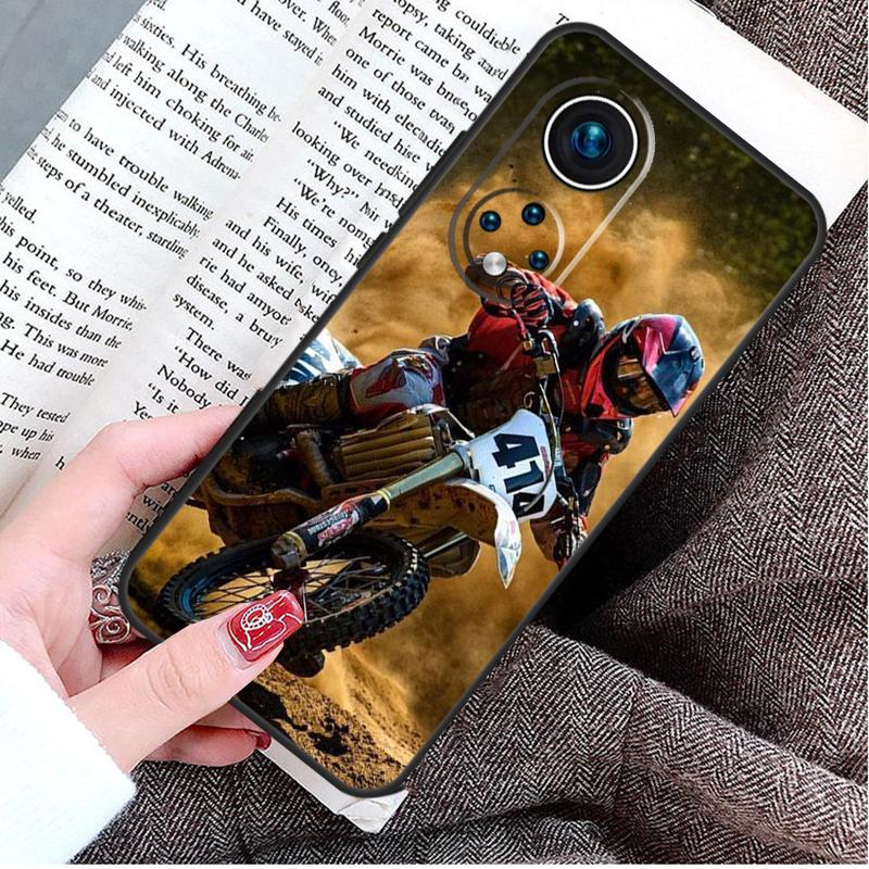 

Moto Cross Motorcycle Sports Case For Honor Magic 8 6 7 Lite Honor 400 200 Pro 50 70 90 X8c X8b X9a X9c X9b X9d Win Cover Honor 400 Lite