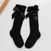 baby summer socks for newborn long socks set white mesh ruffle cotton soft long new born socks with bow princess birthday gift