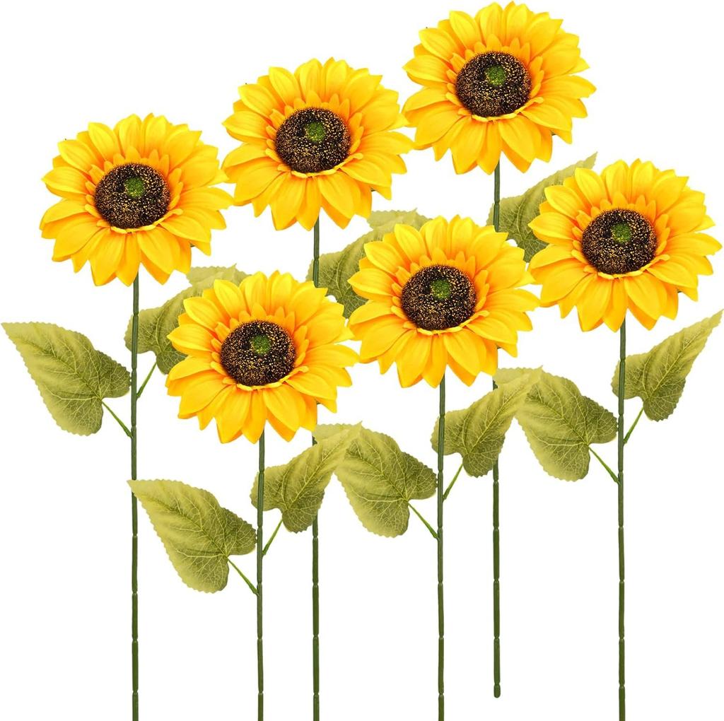 3/5Pcs Artificial Flowers Sunflowers Home Vase Garden Room Table Decor Wedding Bouquet Festival Yard Handmade Diy Gift Accessory