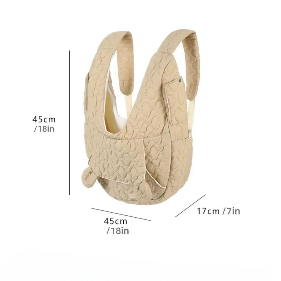 1PC Dog Carrier Cat Backpack Extra Large Capacity Pet Chest Bag Dog and Cat Outdoor Bag Waterproof and Wind Resistant Portable