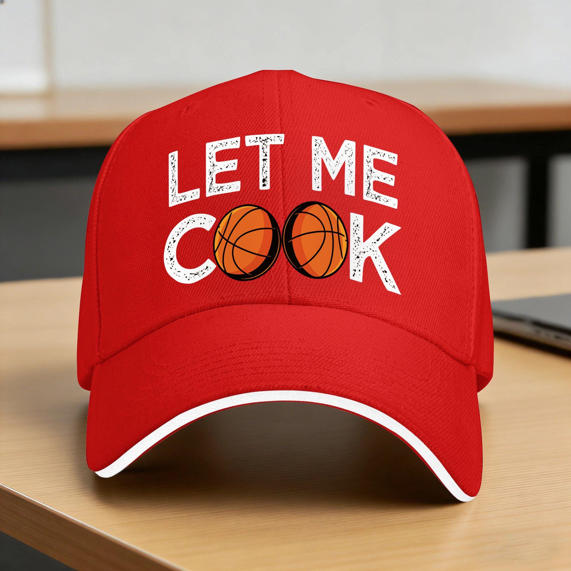 Let Me Cook Baseball Cap Summer Casual Hip Hop Hats For Couple Outdoor Gym Sun Baseball Caps One Size