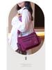 Dámská ležérní crossbody taška v korejském stylu z nylonu s více přihrádkami a velkou kapacitou