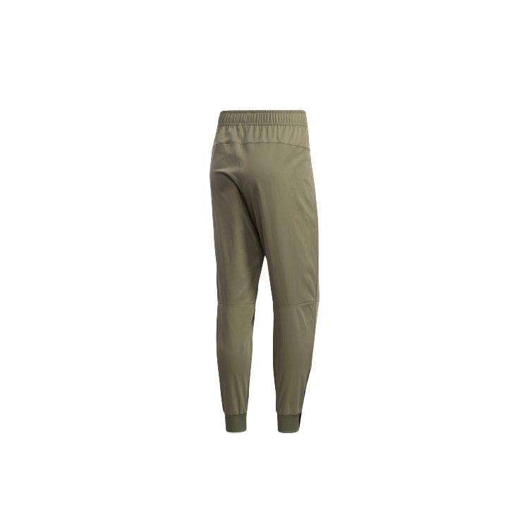 Adidas Pantaloni de jogging din tricot cu talie medie, pantaloni de pantaloni pentru bărbați, Trace-Verde GT7288