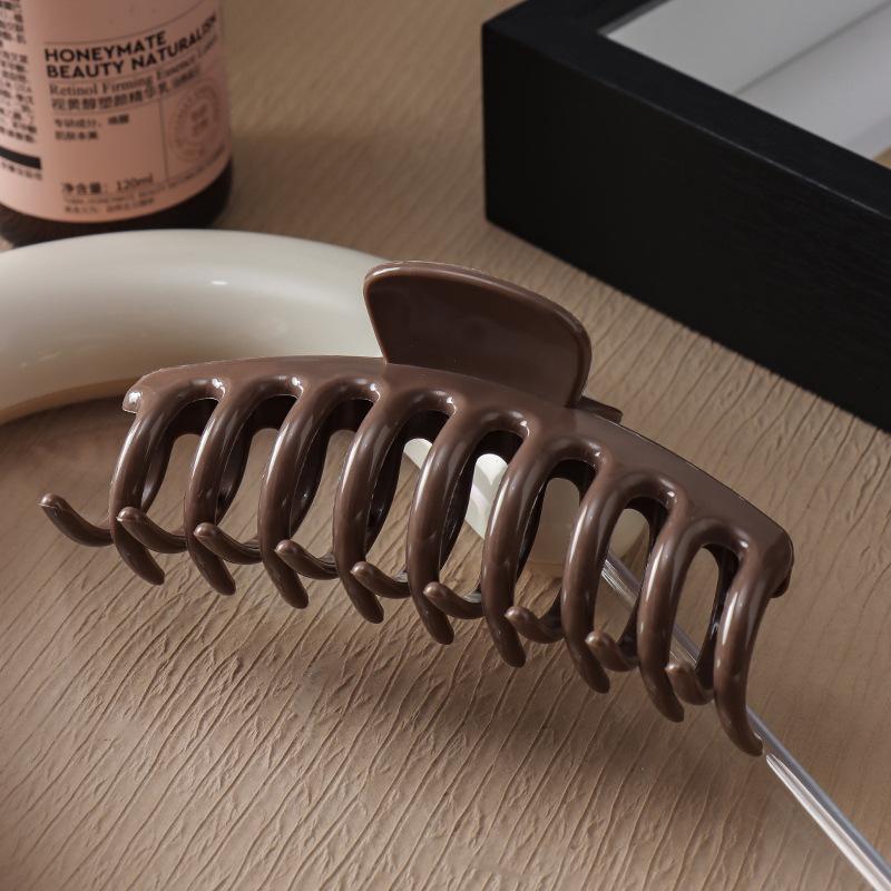 Soft Silicone Shark Hair Claw, Non-Slip Round Hair Clip for Women
