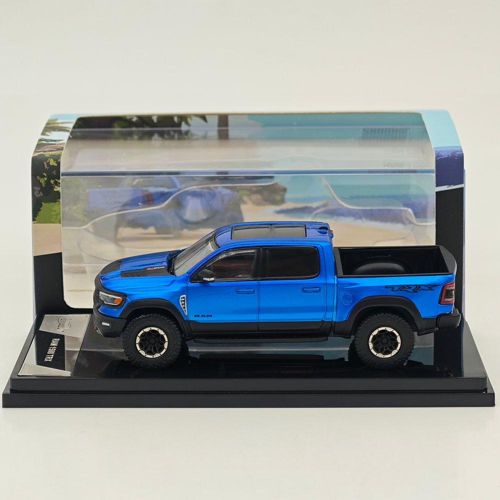 

Shadow Pro 1:64 Scale for Dg 1500 TRX Pickup Truck Blue LHD (KS-067-662) Diecast Model Car Collection