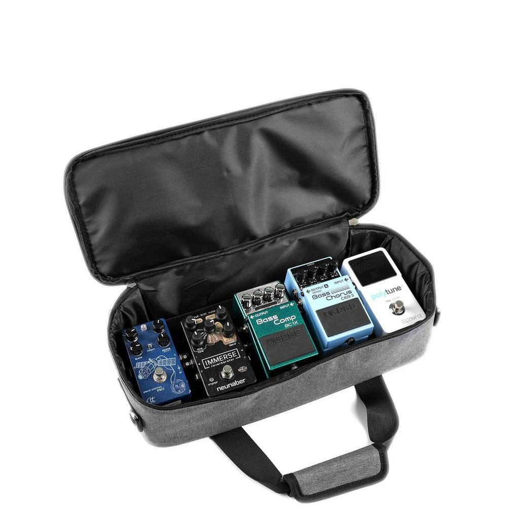 GHOSTFIRE Ultra-Lightweight Guitar Effects Pedal Board, Aluminum Alloy, Velcro Closure, with Carrying Bag, S Series SPL-01