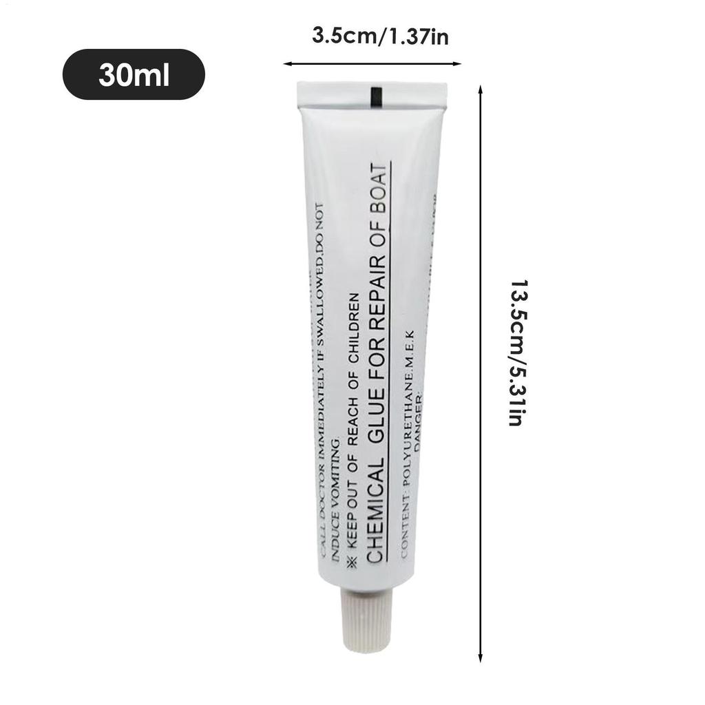PVC Glue for Inflatable Boat 30ml PVC Inflatable Boat Glue Strong Adhesive Repair Tool for Kayak Paddle Boat Inflatable Boat