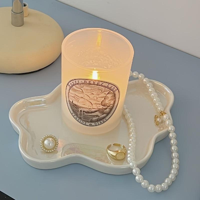 Cloud-shaped ceramic jewelry tray, suitable for women, multi-functional storage,  for storing accessories and small items, ideal for Mother's Day