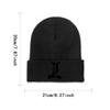 Death Note L Knitted Hat Women's Unisex's Beanies Winter Hats Polyester  Casual Caps