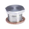 304 Stainless Steel M18 X 1.5 Thread O2 Oxygen Sensor Plug Fit For American European Japanese Cars and Trucks