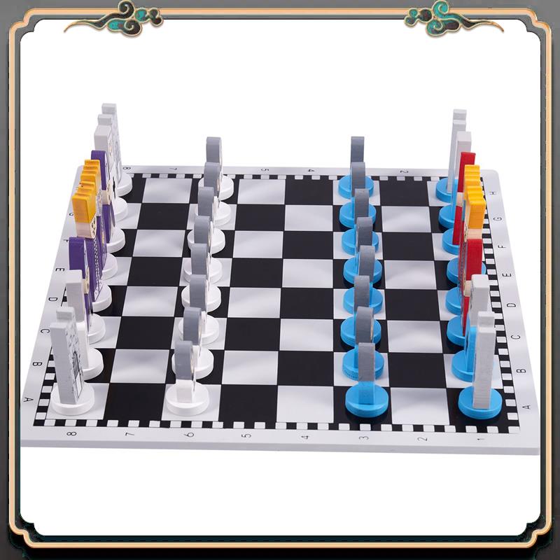 

Премиальные 2X Деревянные Шахматы Детские Подарки Мультяшное Моделирование Шахматные Игрушки