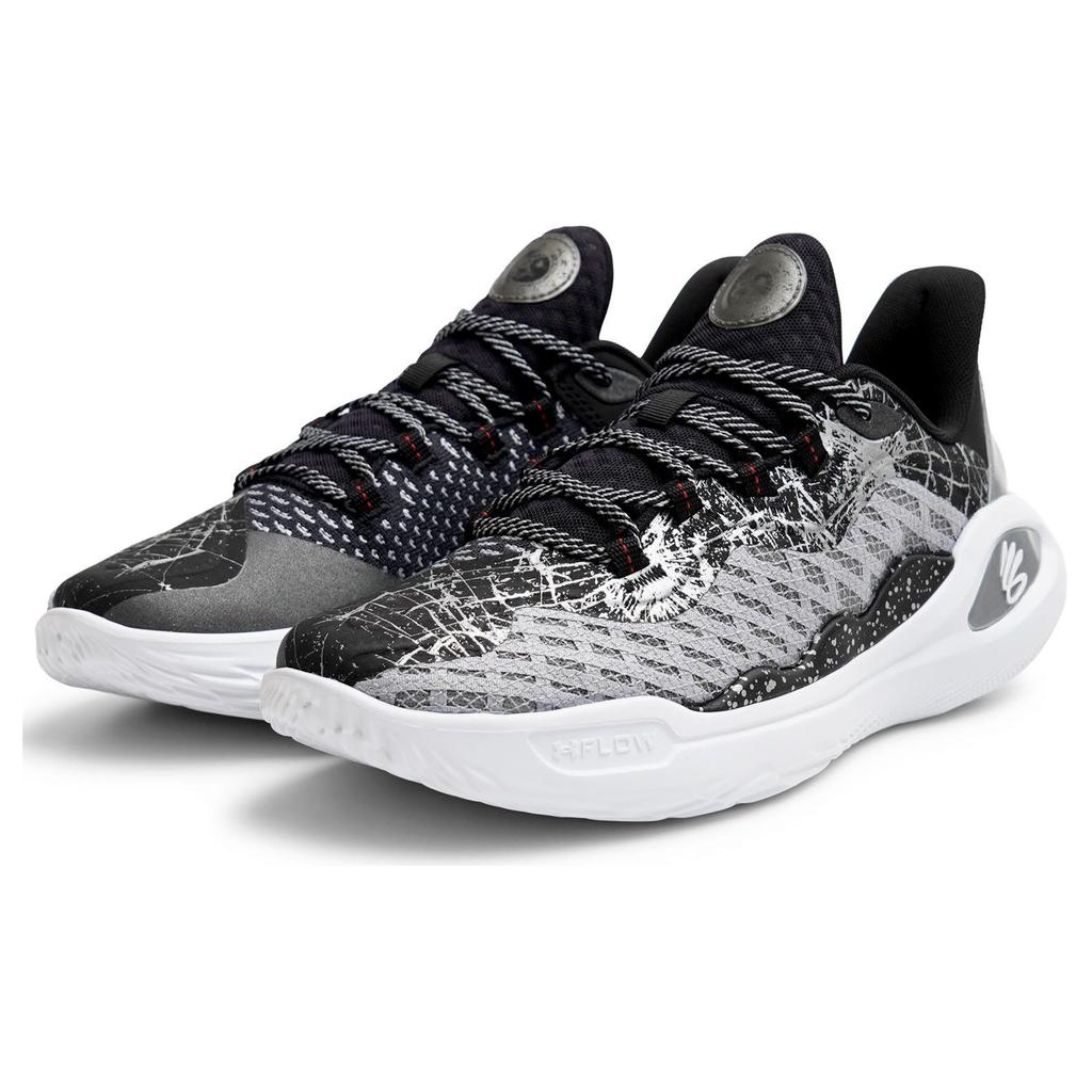 Bruce Lee x Curry Brand Curry Flow 11 Future Dragon Men Sneakers Black Metallic-Silver White 3027503-001