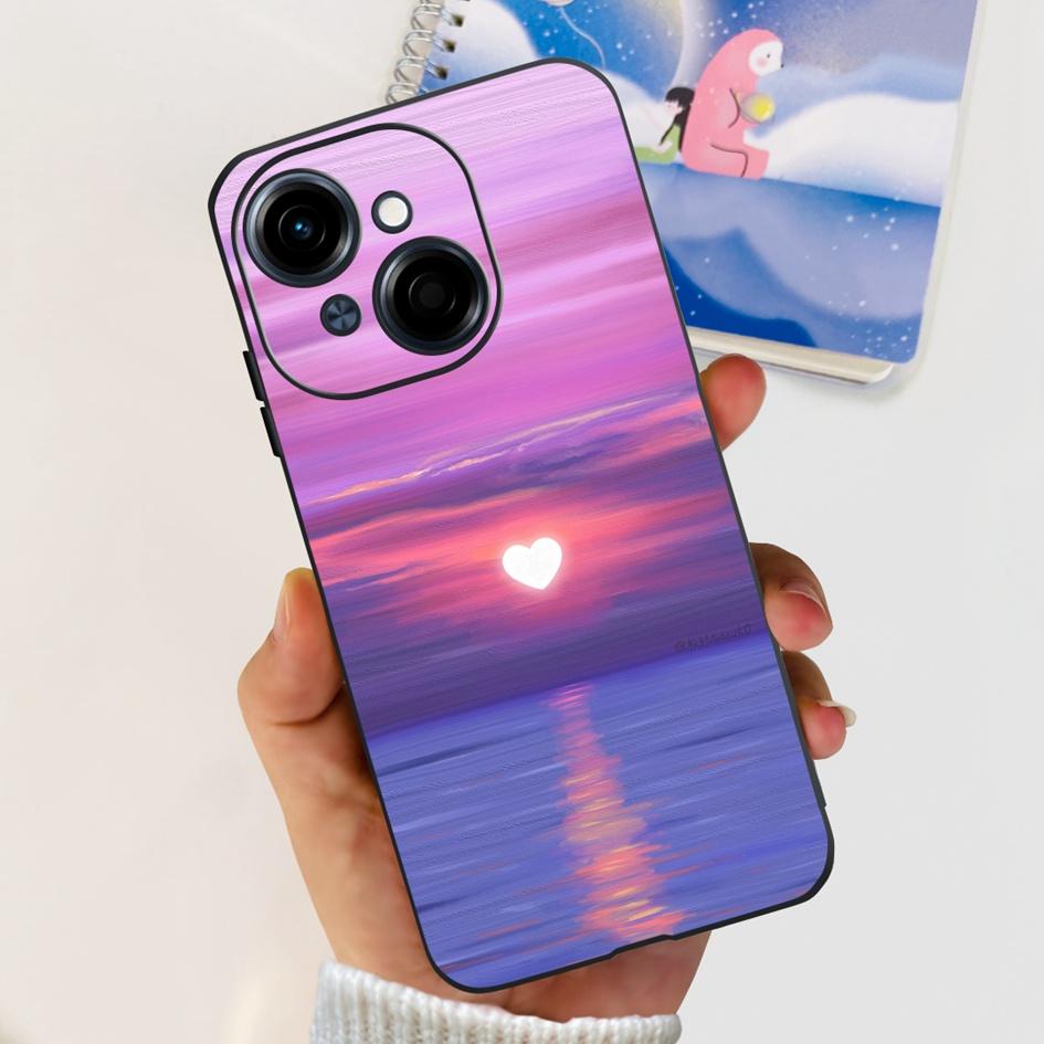 For Phone Case Tecno Spark Go 1 Cover 2024 Popular Flower Soft Silicone Back Protective Cover For Tecno Spark Go 2025 Pop 9 Etui