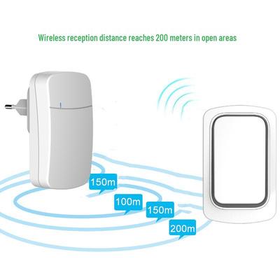 Umweltfreundliche kabellose Türklingel mit großer Reichweite: Batterielos, Selbstversorgend, Wasserdicht, Kabellos.