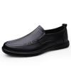 Men's Business Leather Loafers – Formal and Casual Cowhide Shoes for Spring and Autumn, Large Size Driving Loafers.