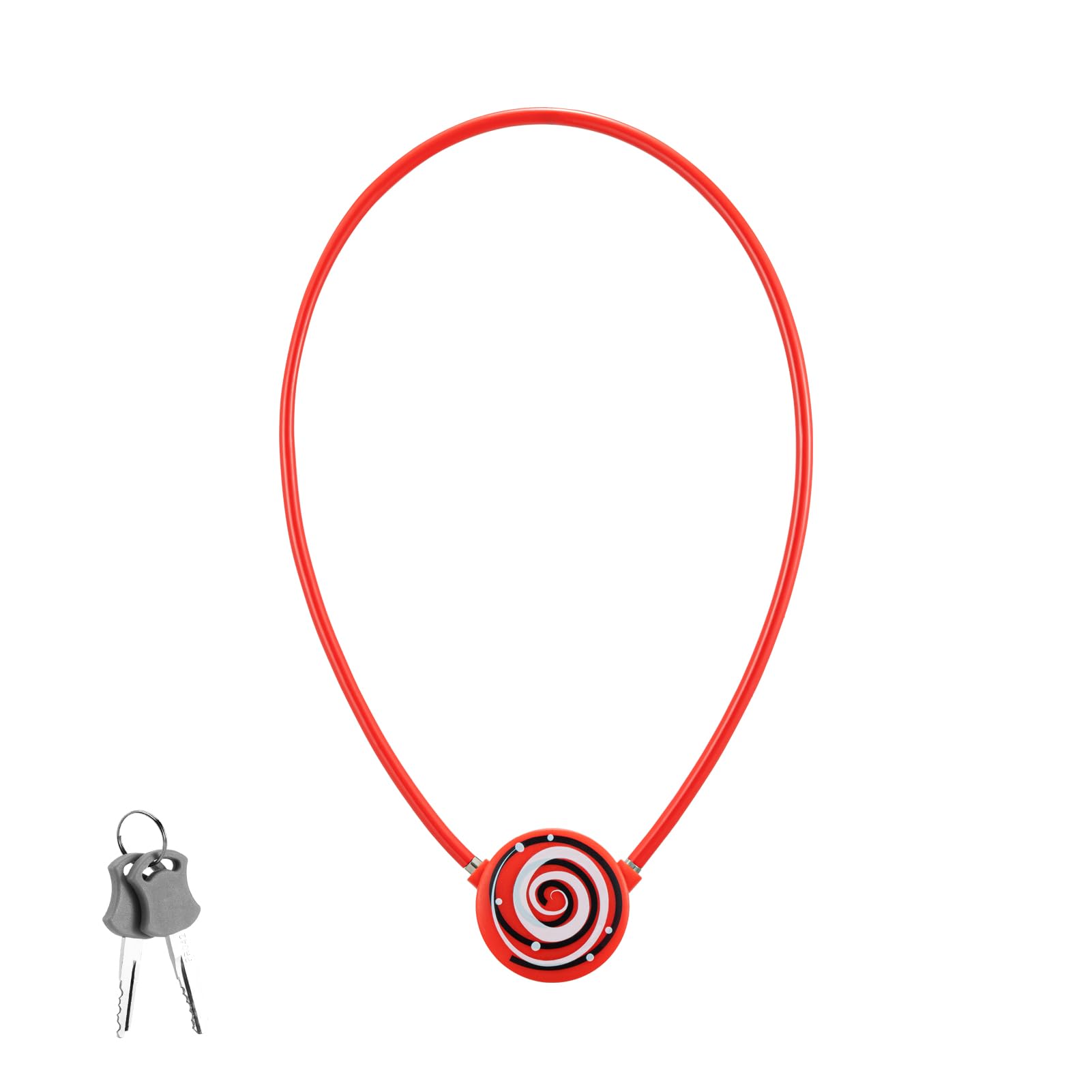 

ROCKBROS Велосипед 69см Высокий Трос Цинковый Ржавчина Легкий По Диаметру Сечения Дорожный Кросс Шлем 2 Ключа В Комплекте Замок, Легкий, Противоугонный, Длинный,