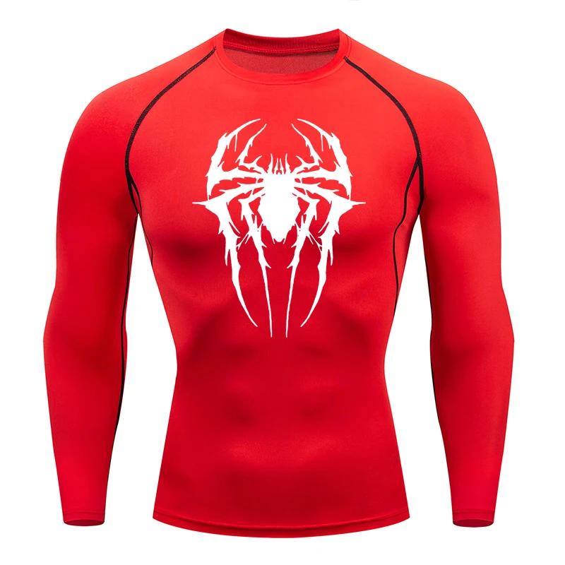 Sportswear Men Gym Compression T Shirt Running Long Sleeve Sports T-shirt Elastic Quick Dry Sport Tops Tee Athletic Shirts Men