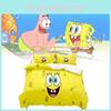 Spongebob Squarepants Bedding Set With Polyester Fabric For Kid And Teens Sleep Decor