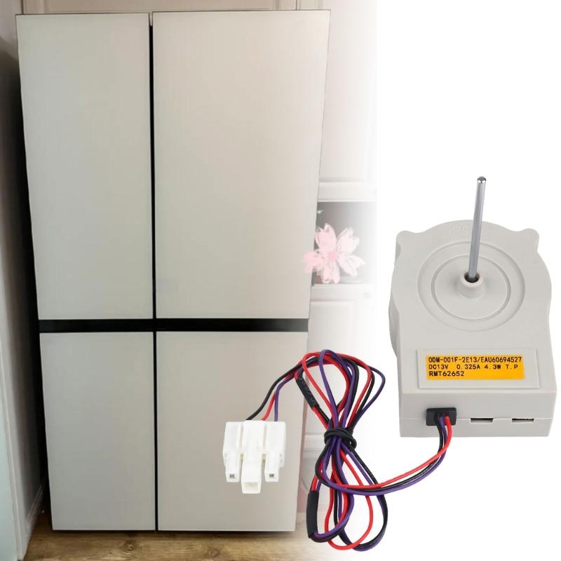 Direct Replacement Refrigerator Evaporator Motor Fast Assembly Strong Plastic Texture Fan Component for Refrigerator