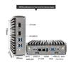 Yingchi Mini Fanless Industrial PC N100/N150 Core i3/i5/i7/J1900