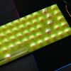 DOYS Block Toy Themed Keycaps,Transparent Matte PC Material 126 Keys Full Set,Shine Through Custom Keycaps Mechanical Keyboards