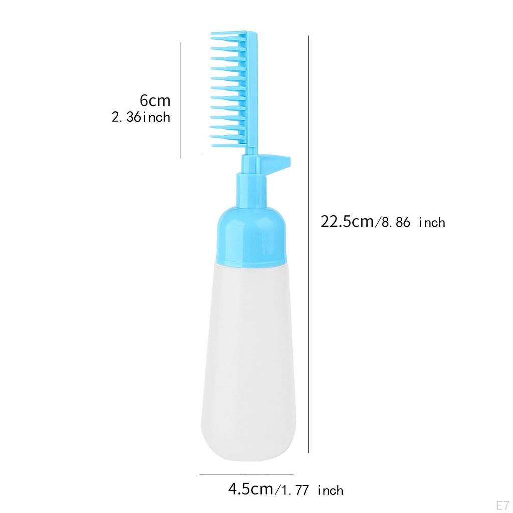Comb Hair Dye Bottle, Coloring Dispensing Bottle for Home, Salon