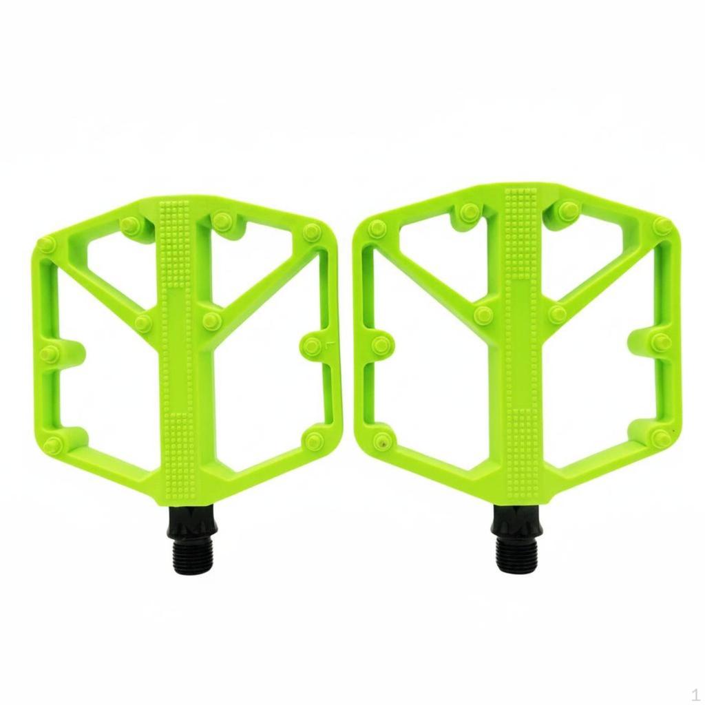 Mountain Bike Pedal High Strength Nylon Biking Accessory Black