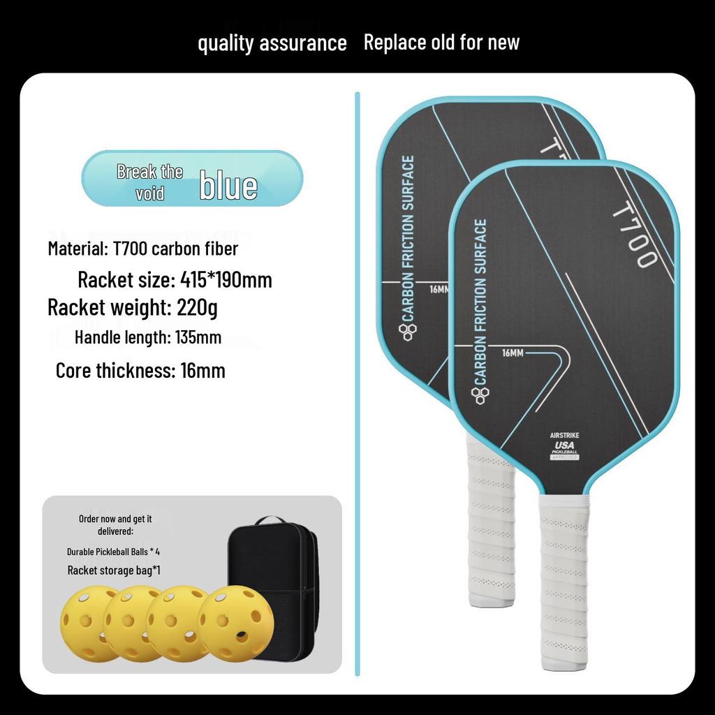 Carbon Fiber Pickleball Paddle Set for Adults & Children