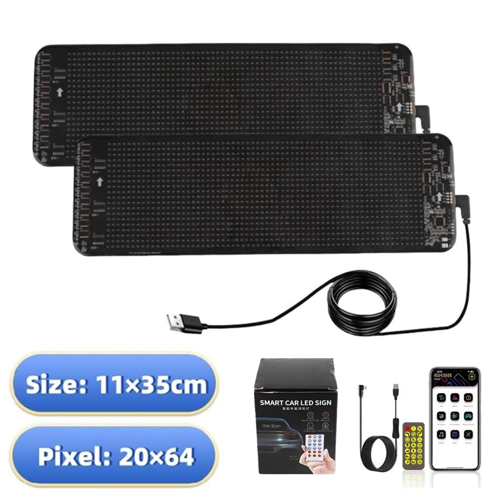 

2PCS Animation LED Devil s Car Eye Light Windshield Flexible Display LED Panel Devil s Eye Windshield Decoration Light DIY
