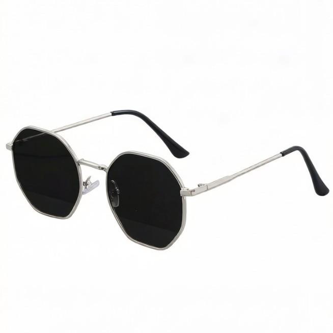 Retro Polygonal Sunglasses for Trendy Streetwear Fashion