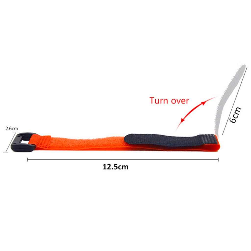 10Pcs Fishing Rod Holder Tie Wear-Resistant & Waterproof Strap for Fishing Rope Enthusiasts Use random color