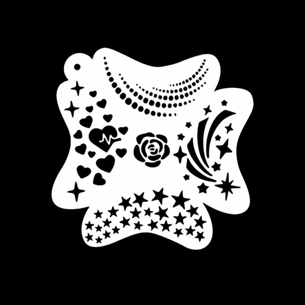 Hand Painting Face Paint Templates Reusable DIY Makeup Tools Body Art Paint Stencils  Drawing