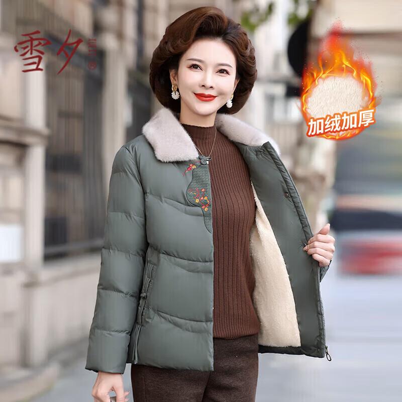 Women s Thickened Warm Cotton Jacket 4XL