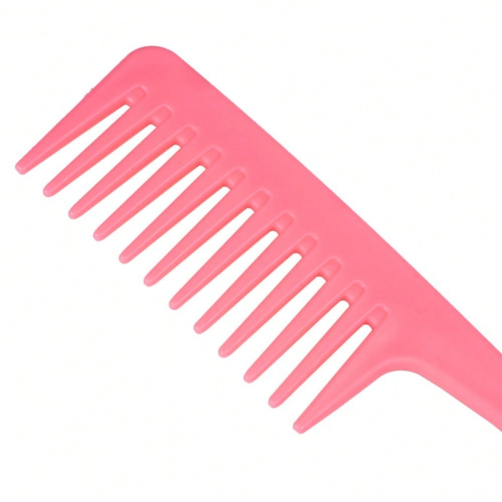 1pcs Thick Handle Large Toothed Flat Comb, Wide Toothed Large Knife Comb, Women'S Long Hair Shunting Tool, Household Hairdressing Special Comb