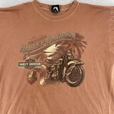 Harley-Davidson Biker T-Shirt Herren L/XL Raleigh North Carolina Motorrad T-Shirt